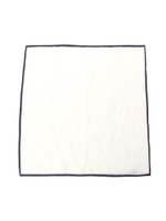 ウールポケットチーフ/ダークブラウン(543)