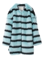 FUN FUN FUR COAT/ライトブルー