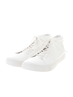 【AZUL by moussy】合皮BASICミドルカットスニーカー/BLK