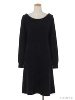 アンゴラフレアワンピ/ピンク