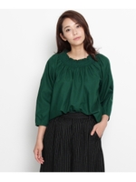 スモッキングブラウス/ブラウン(042)