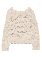 前後着用クロシェニット/BLK