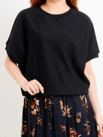 裏毛ドルマンプルオーバー/アイボリー