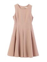 ＪＱノースリーブフィット＆フレアワンピース/ネイビー