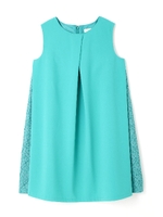 サイドレースＡラインワンピース/ピンク(090)