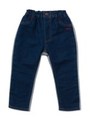 DENIM & SWEAT MIXED PANT (12M〜3T)/インディゴ