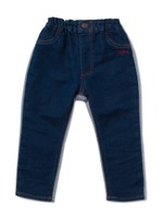 DENIM & SWEAT MIXED PANT (12M〜3T)/インディゴ