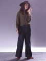 USコットンワイドデニムパンツ/インディゴ