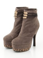 アイアンストローショートブーツ/オークS/ヒョウ