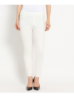 起毛ストレッチパンツ/ホワイト(001)