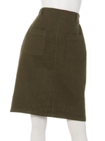 【Aunt Marie's】ツイル起毛台形スカート/BRN