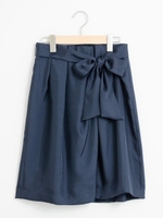 ブライトツイルタックスカート/グリーン