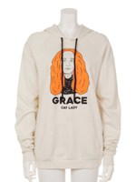 [HIPS AND HAIR]プリントパーカプルオーバー/WHITE MID