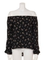 オフショルダーBLOUSE/ブラック