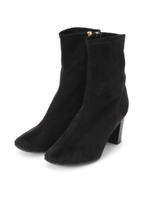 ショート丈ストレッチブーツ/ブラック(019)