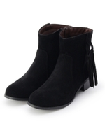 フェイクスエードショートブーツ/キャメル(041)