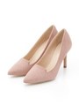オペラカットパンプス/ピンクベージュ