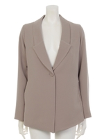 美シルエットテーラードJK/ブラウン