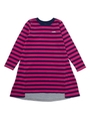 L/S TEE BACK FLARE DRESS  (4T〜7T)/ブラック