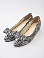 パールリボンパンプス/マルチ