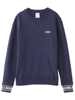 LOGO RIB SWEAT TOP/ネイビー