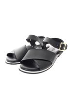 【AZUL by moussy】クロスフラットサンダル/BLK