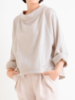 カットシャギードルマンプルオーバー/キャメル