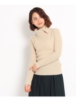 サイドウェイカラーニット/ネイビー(093)