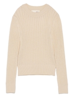 シンプルハイネックニットトップス/BLK