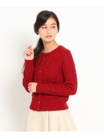 カルワザケーブルカーディガン/キャメル(041)