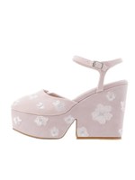 エンブロイダリーアンクルストラップシューズ/BRW