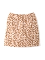 レオパードジャガードミニスカート/ベージュ(041)
