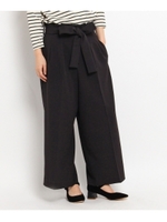 ベルテッドハイウエストパンツ/イエロー系(034)