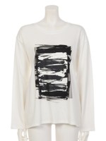 モードグラフィック　Ｔシャツ/グレー