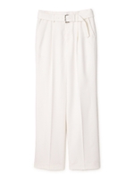 《B ability》ウールリネングレンチェックパンツ/グレー(021)