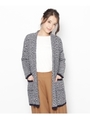 へリンボーンコーディガン/ネイビー(693)