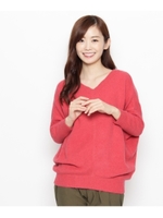 アンゴラ混ドルマンニット/チャコールグレー(314)