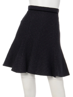 ツイードフレアスカート/ネイビー