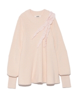 フレアフリルセーター/NVY