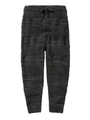 【GELATO PIQUE HOMME】’ジェラート×アクアドライ’ボーダーロングパンツ/BLK
