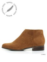 【ストレスフリー】【CAMILLE BIS RANDA】ラウンドトゥブーツ/BROWN