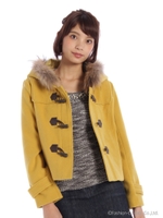 ショートダッフルコート/ネイビー