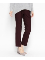 ストレッチストレートパンツ/ボルドー(064)