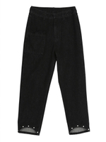 パールデニムパンツ/ブラック