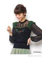 戴冠式ニットキャミ(アナと雪の女王ver.)/クロ