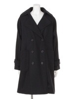 【mystic】ウールダブルAラインコート/キャメル