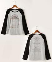 ラグランスリーブカットソー