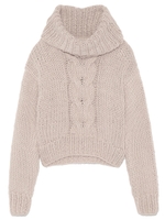 ローゲージニットプルオーバー/GRY