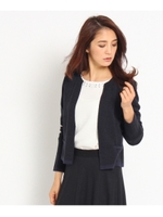 [S]パリスツイードニットカーディガン/ネイビー(493)