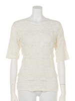 【Auntie Rosa】レースTOPS/WHT